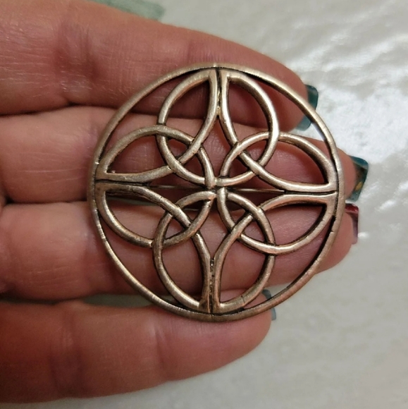 Jewelry - Sterling Silver Celtic Brooch